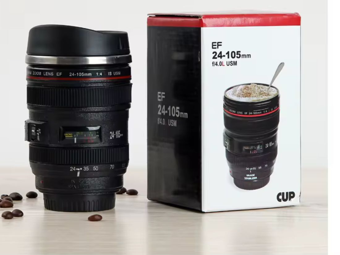 Camera Lens flask