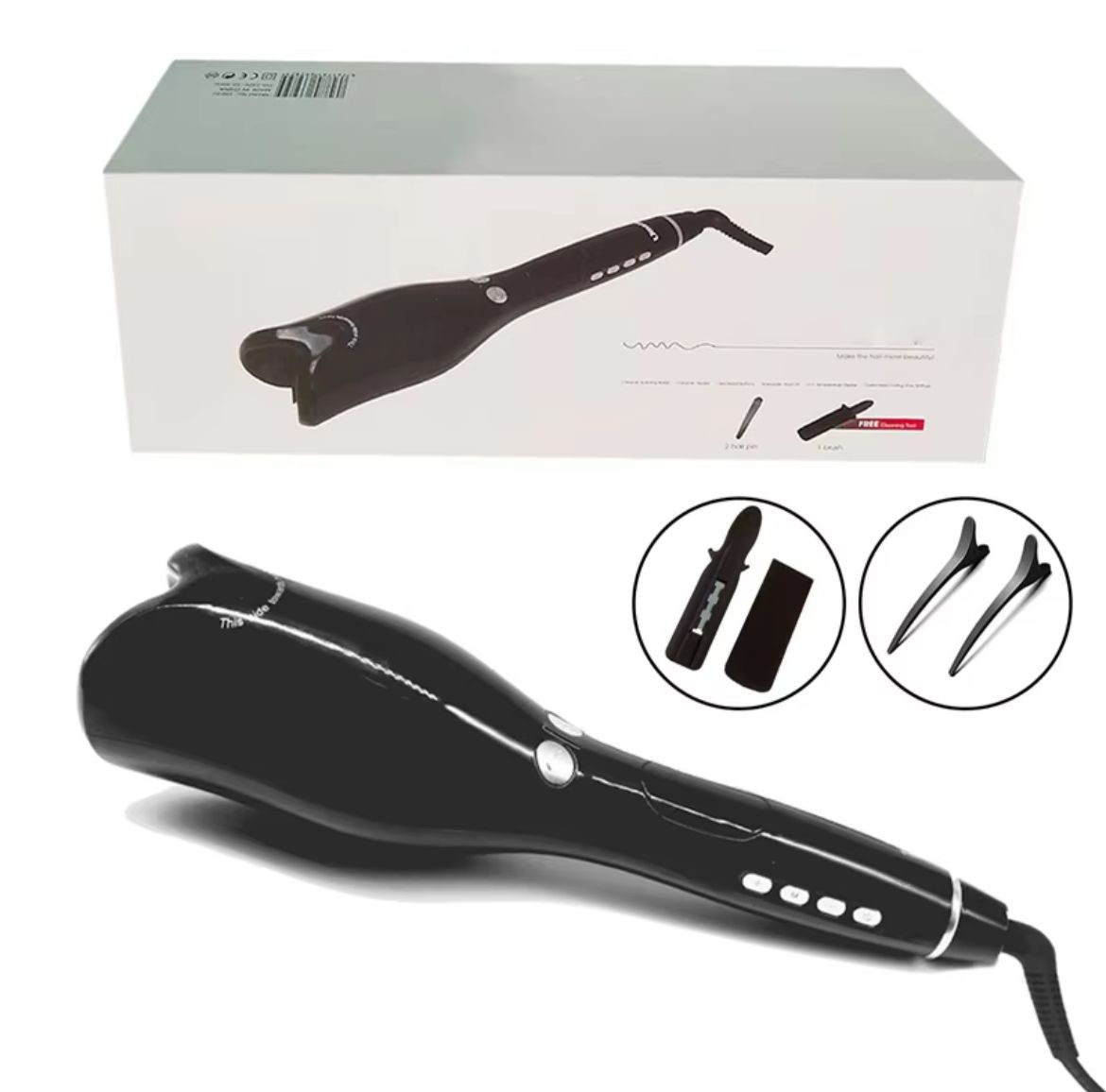 Air spin hair curler