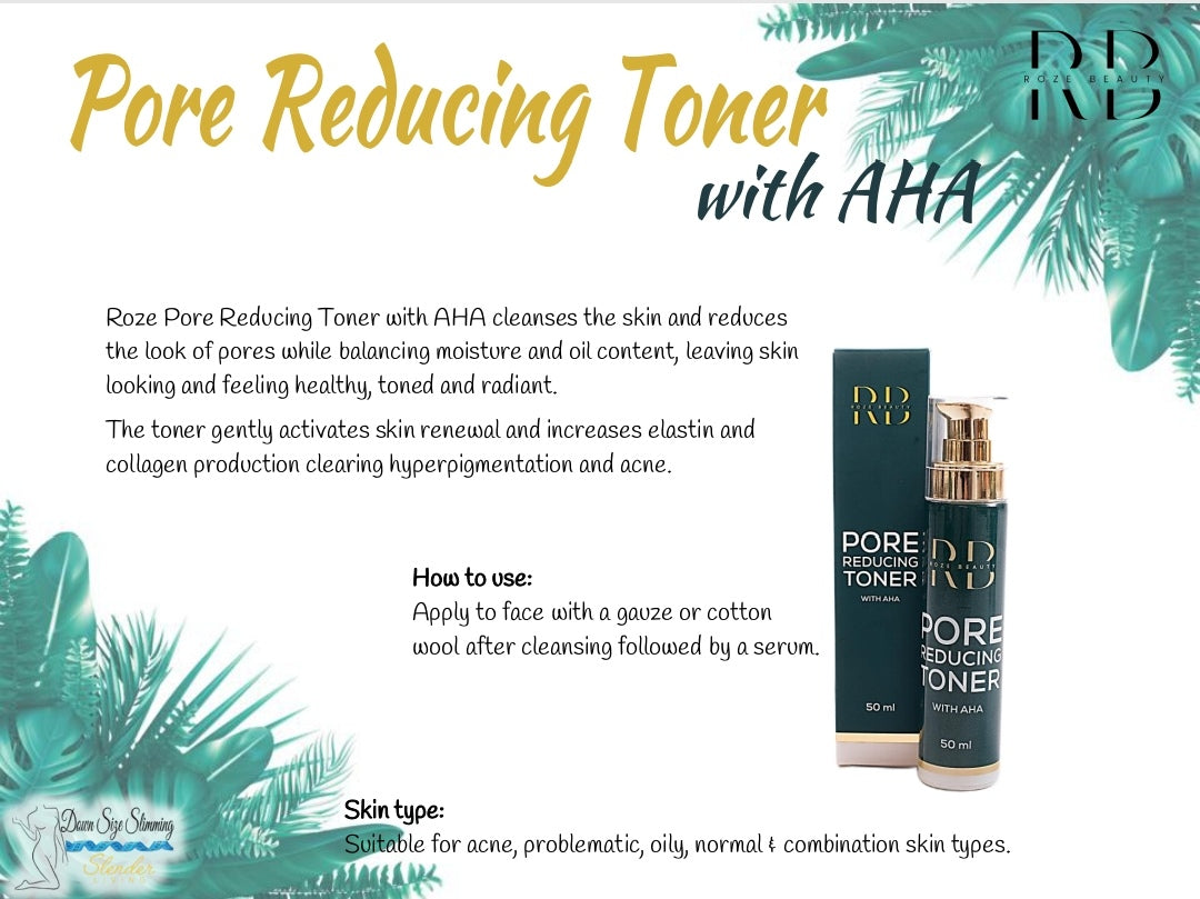 Pore Reducing Toner with Aha