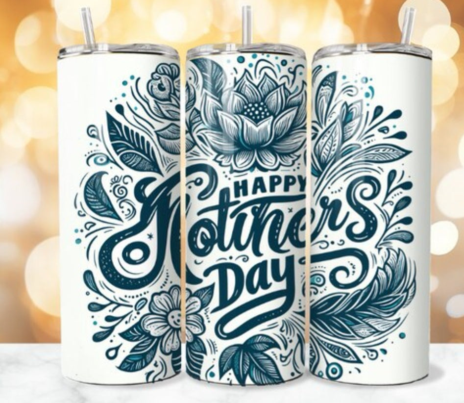 20oz Lotus Flower mother's day tumbler