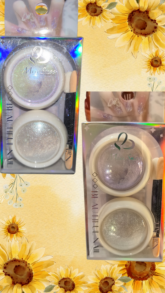 2pc Pearl Chrome set