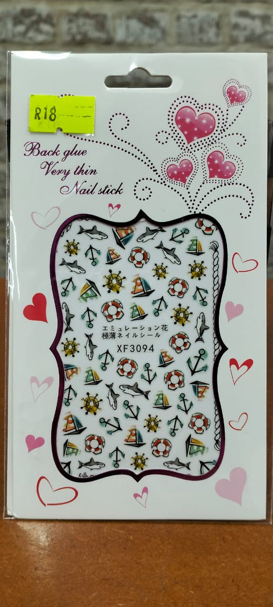 Nail art sheet xf3094