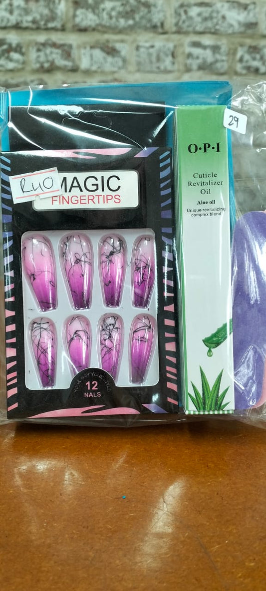 Press on nail set 29