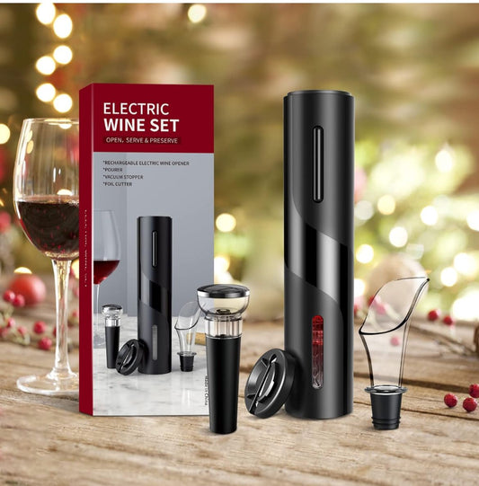 Battery operated wine opener