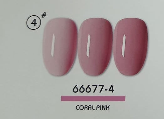 15ml Born Beautiful Rubber base color Coral Pink