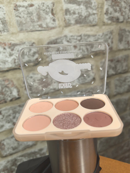 6 color eye shadow pallet  C