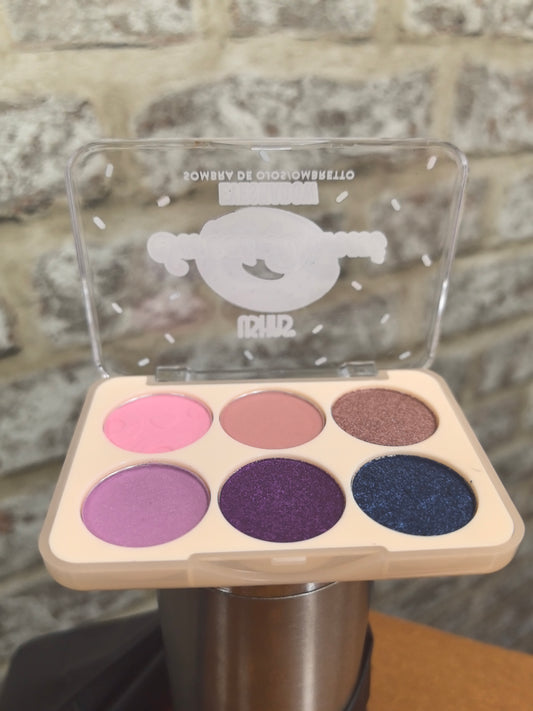 6 color eye shadow pallet A