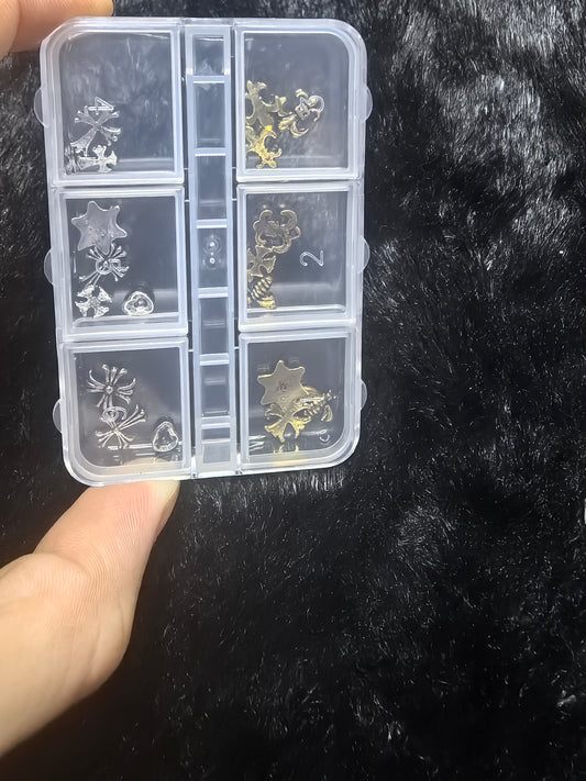 Cross mixture Nail charms