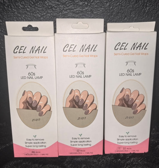 Semi Cured Gel Wraps JT017