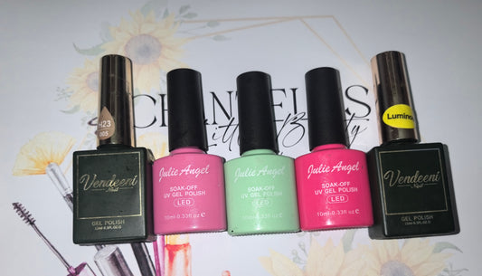 5pc Gel colors set H