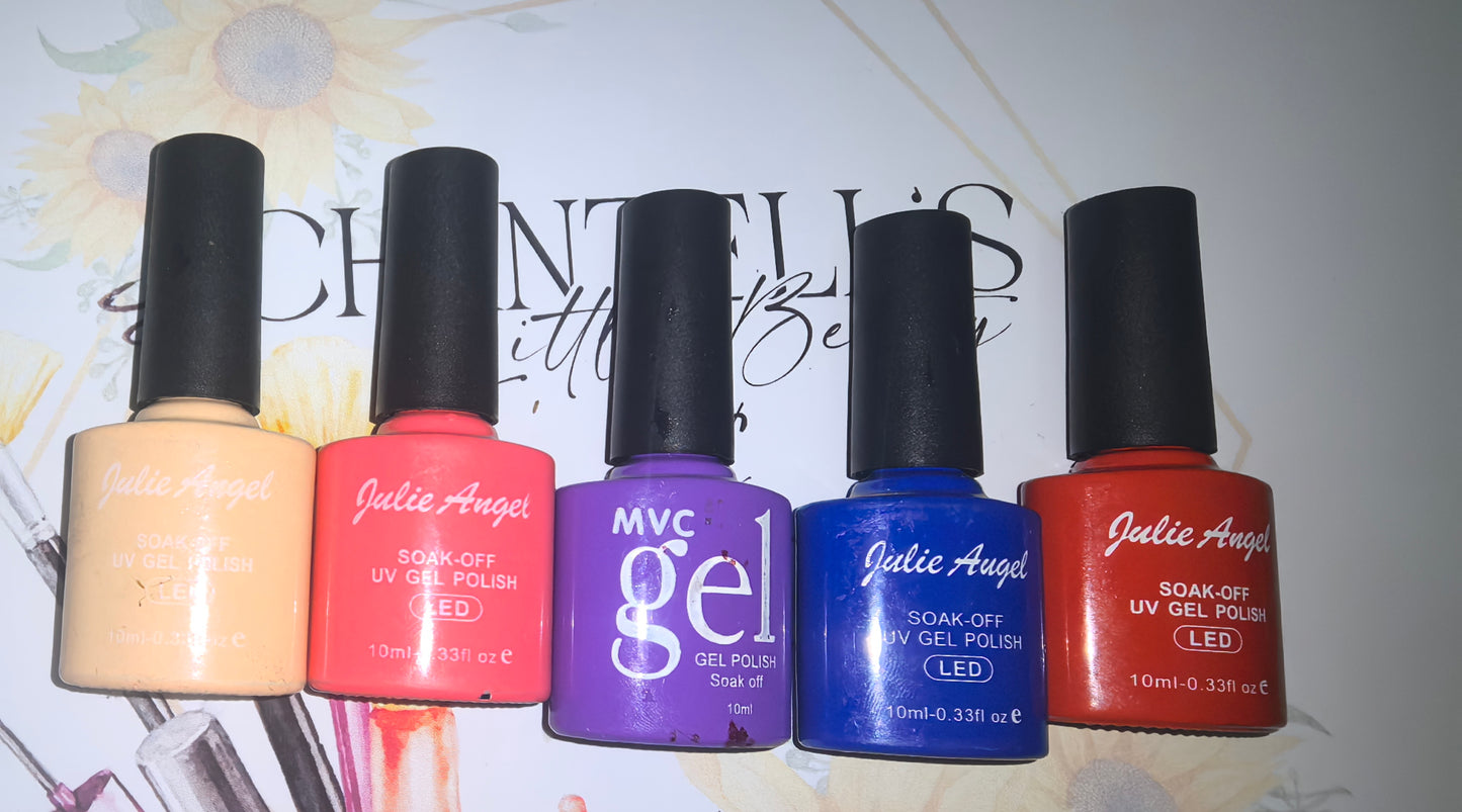 5pc Gel colors set B