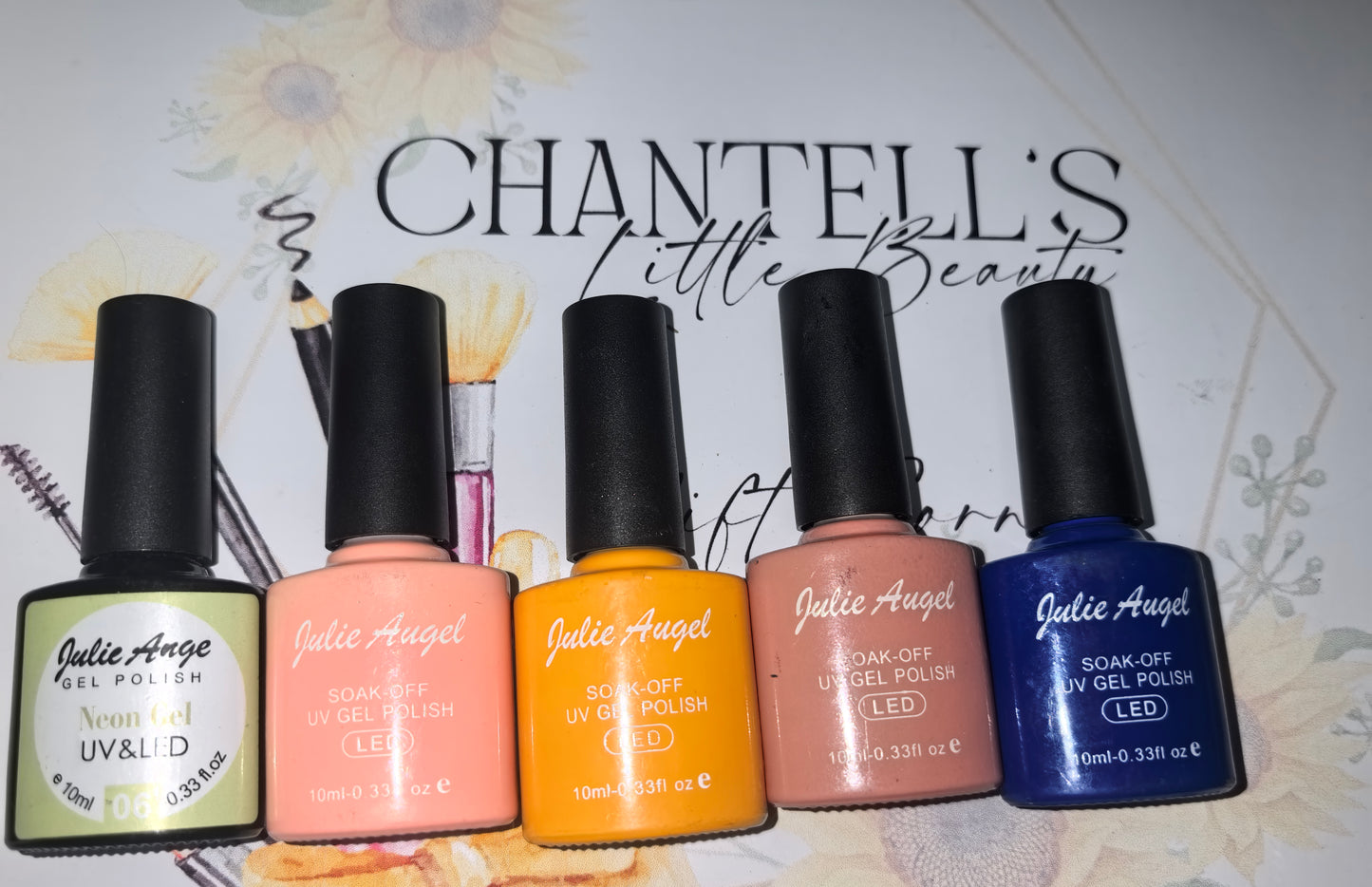 5pc Gel colors set A