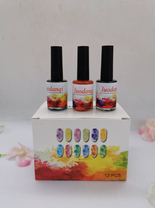 12pc Color ink "Blooming ink"