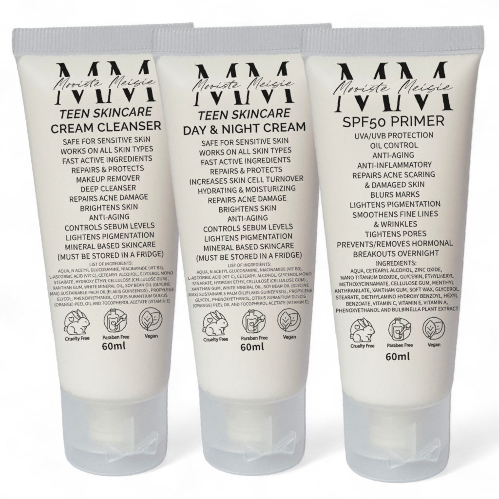 Mooiste Meisie TEEN GIRLS 3 STEP SKINCARE KIT