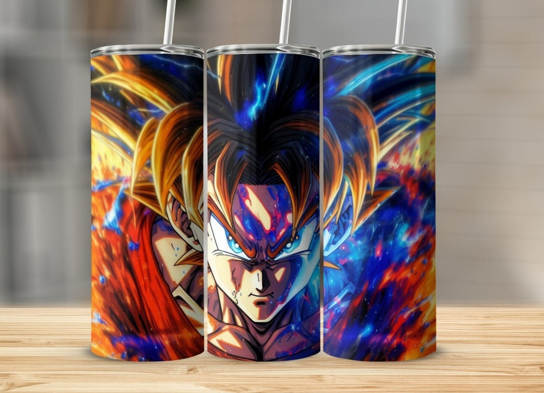 Skinny tumbler Design dragon balls Z