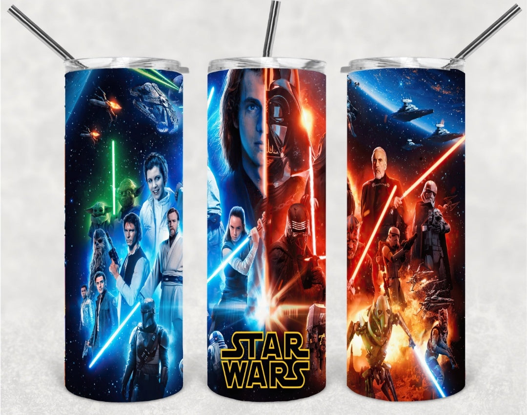 Skinny Tumbler Design star wars