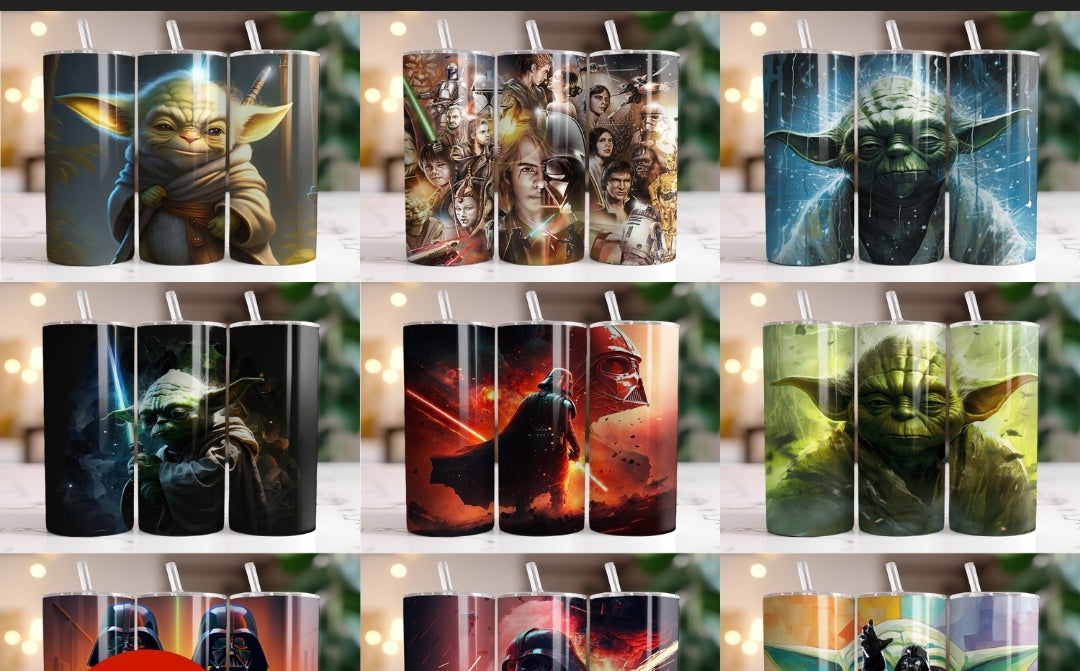 Skinny Tumbler Design star wars