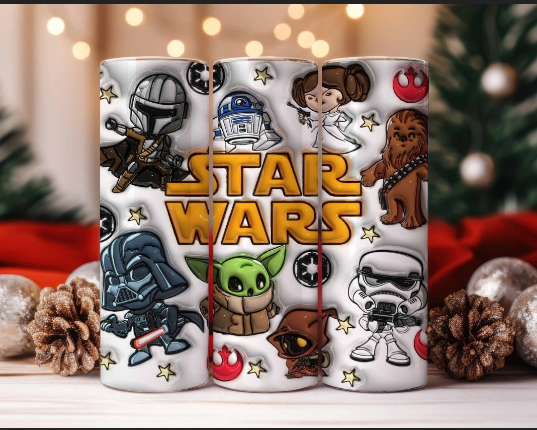 Skinny Tumbler Design star wars