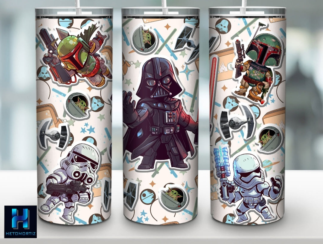 Skinny Tumbler Design star wars