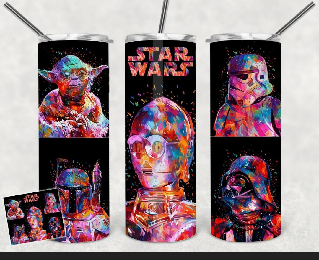 Skinny Tumbler Design star wars