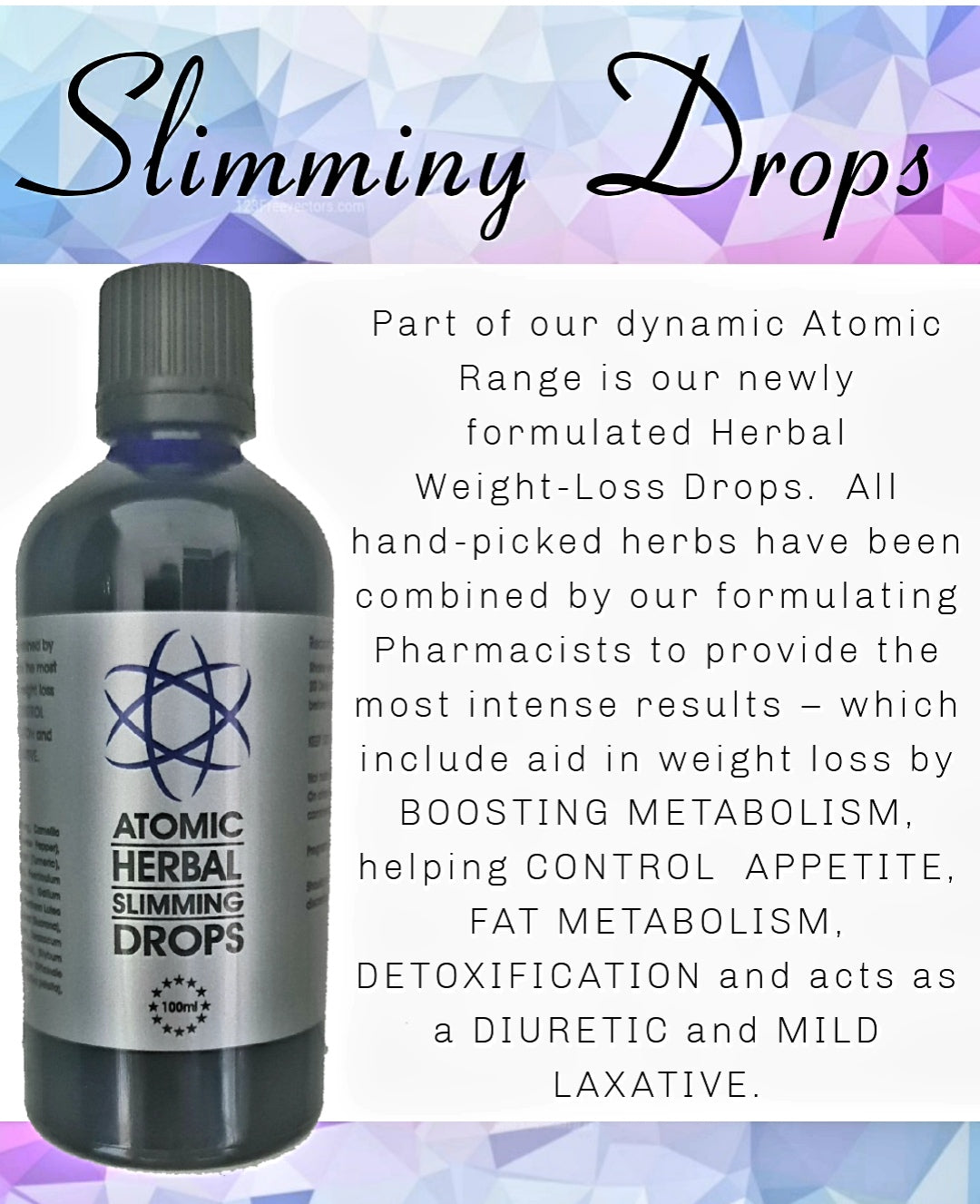 Atomic Slimming drops 100ml
