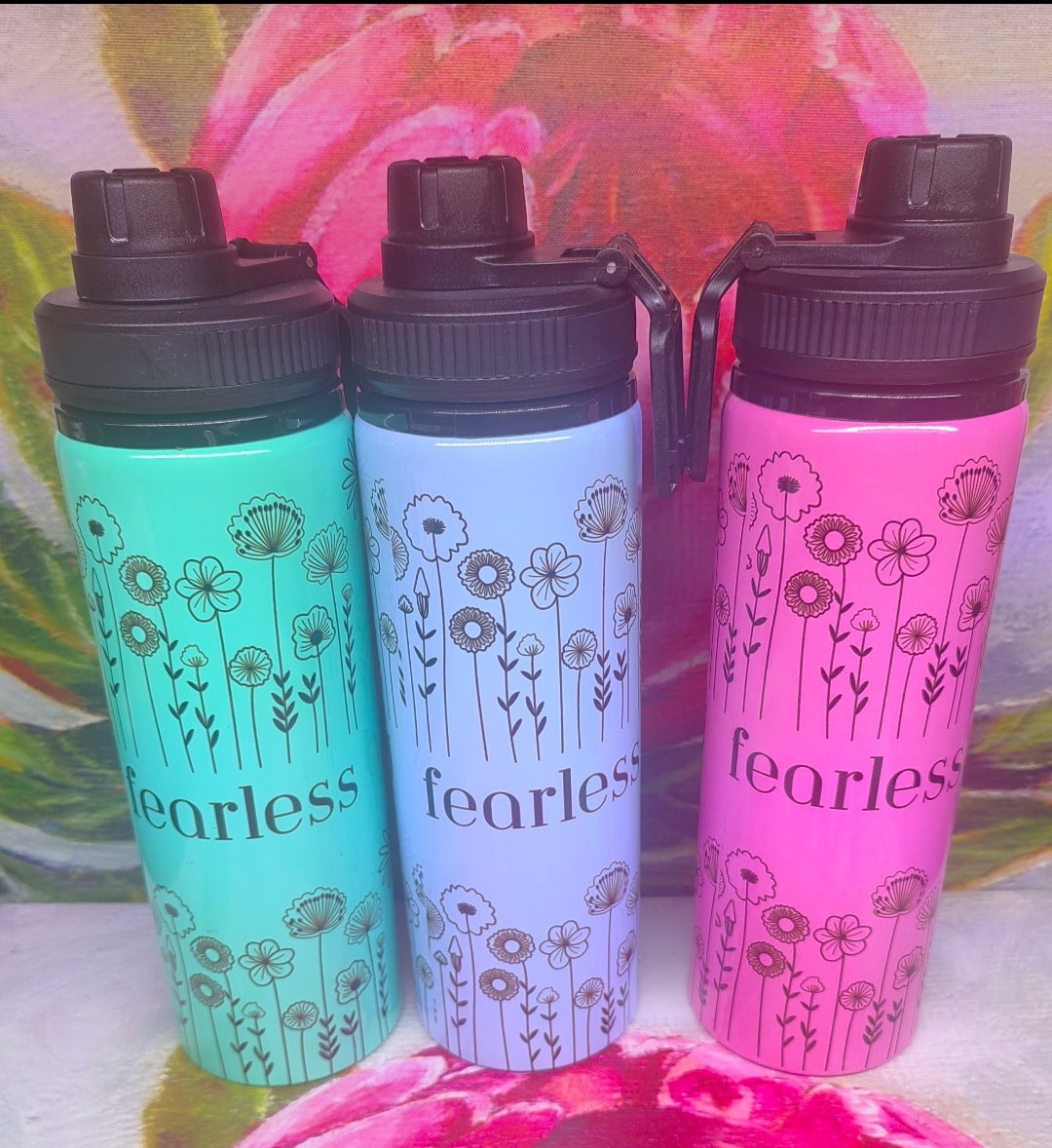 Blessed fearless bottle