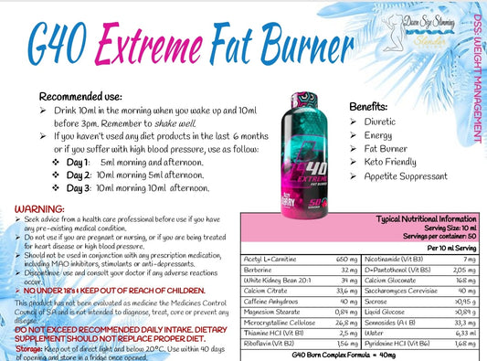 G40 Extreme Fatburner 500ml