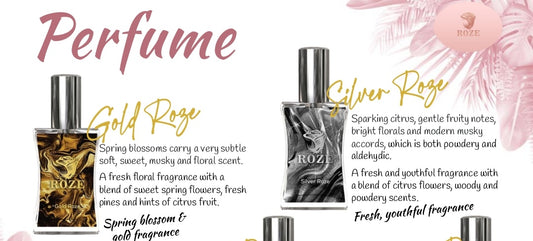 Gold & Silver Roze Perfume