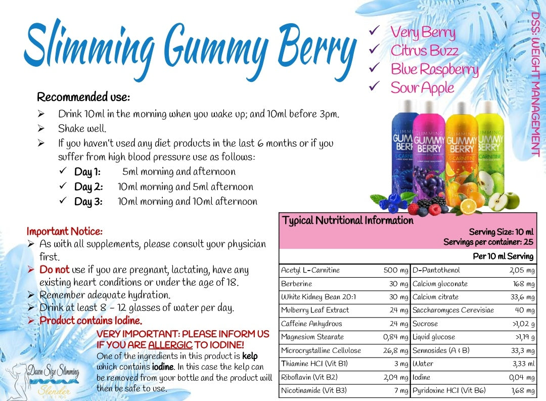 Gummy Berry Juice 250ml