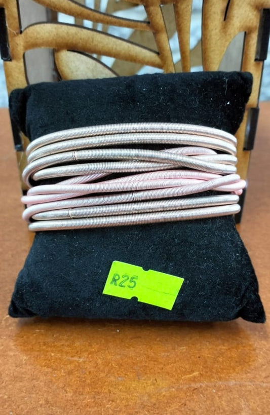 Rose gold venda bangles each